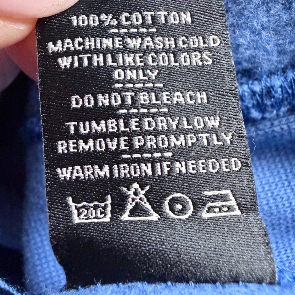 NWOT American Giant Men's Classic Pullover Hoodie Bright Cobalt Blue XXL - Picture 7 of 7